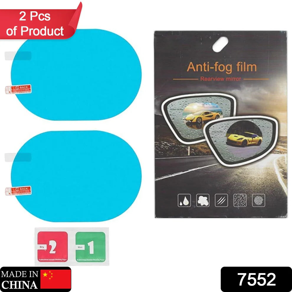 nti-Fog & Anti-Scratch Rearview Car Mirror Film – HD Clear Protective Sticker for Safe Driving