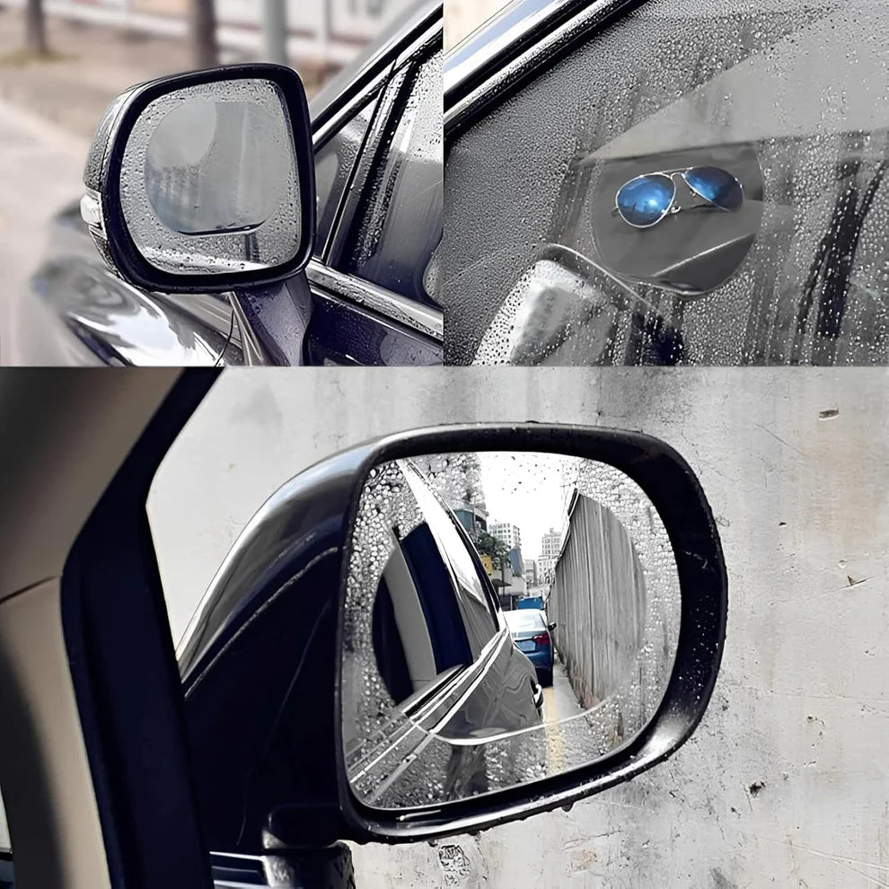 nti-Fog & Anti-Scratch Rearview Car Mirror Film – HD Clear Protective Sticker for Safe Driving