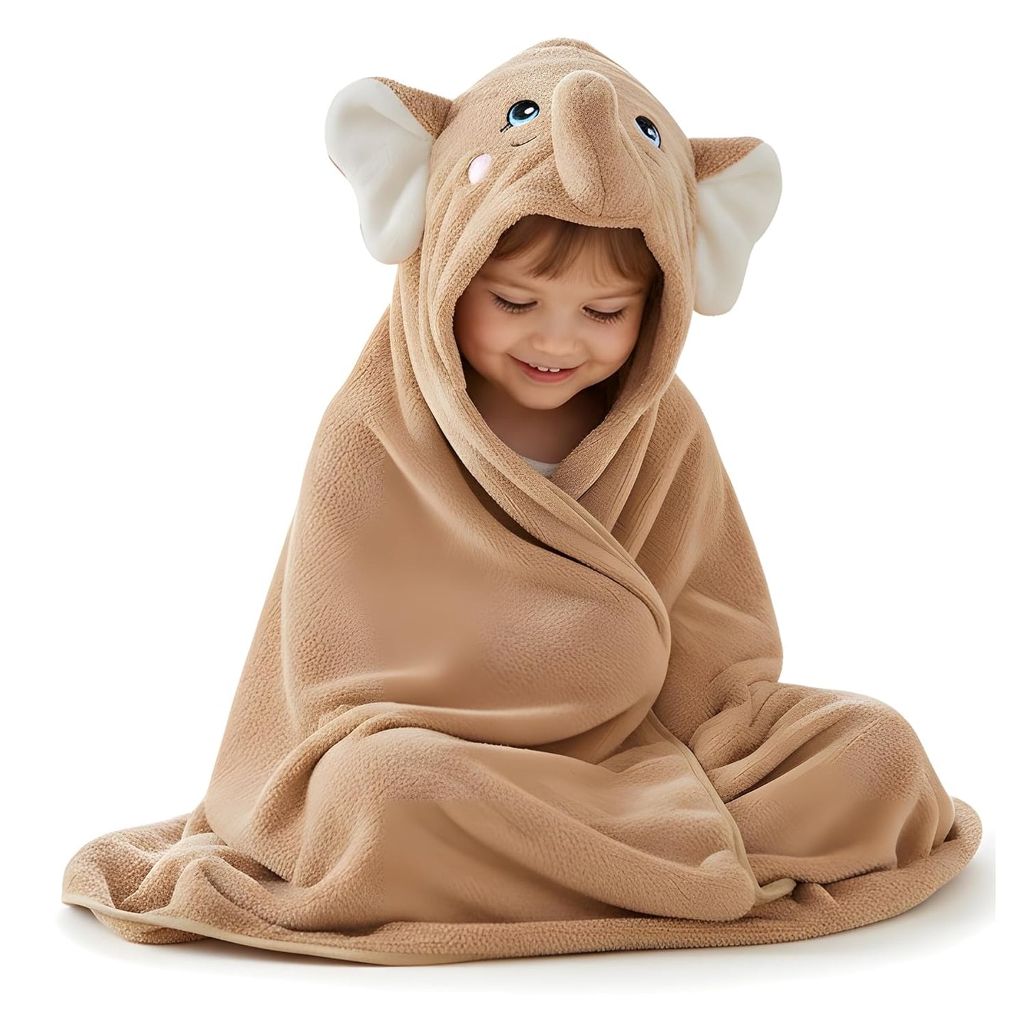 Ultra-Soft Baby Hooded Towel - Purple