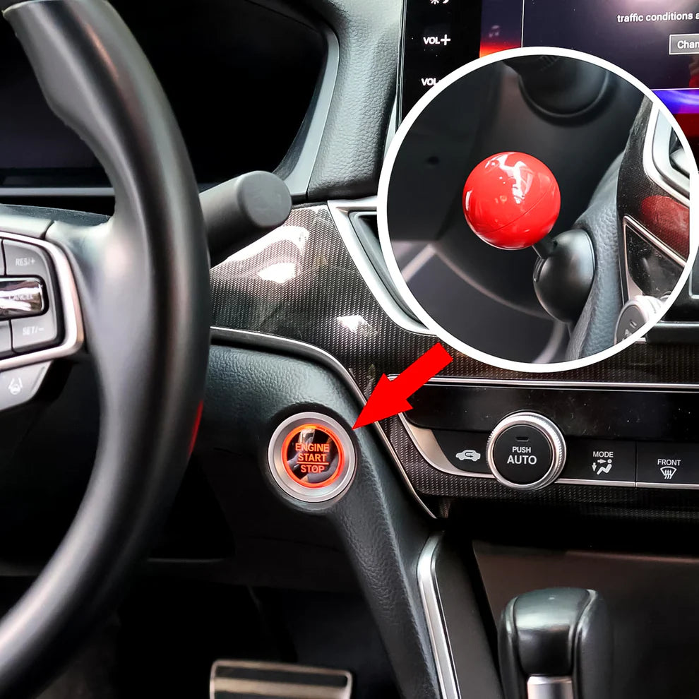 Ball Design Car Push Start Button Rocker