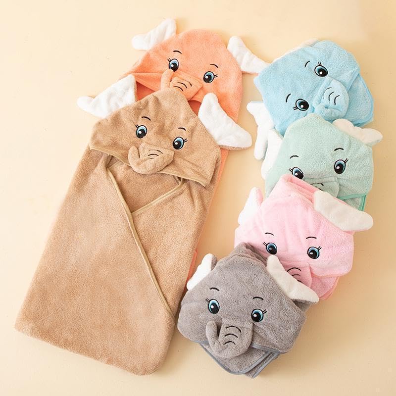 Ultra-Soft Baby Hooded Towel - Blue