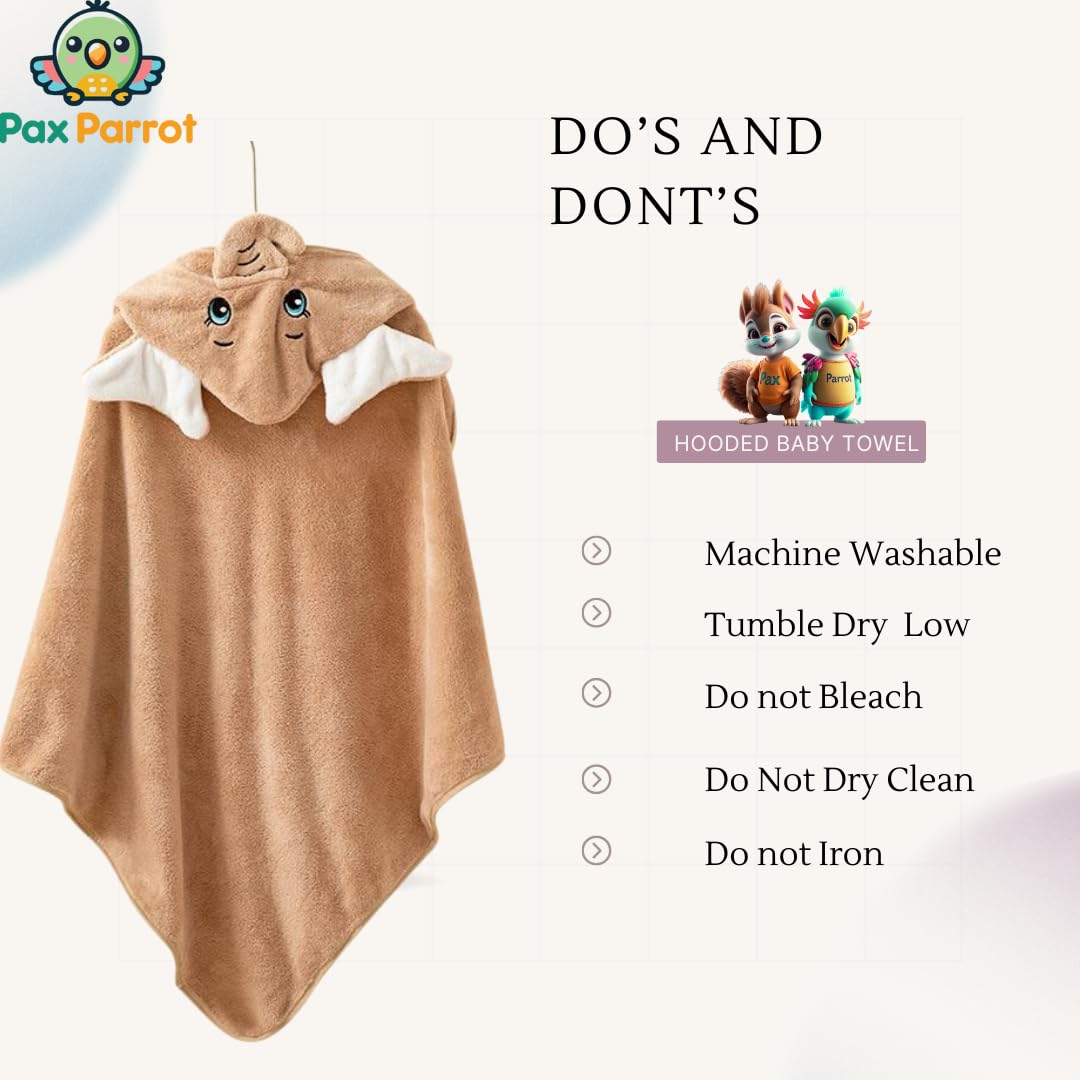 Ultra-Soft Baby Hooded Towel - Blue