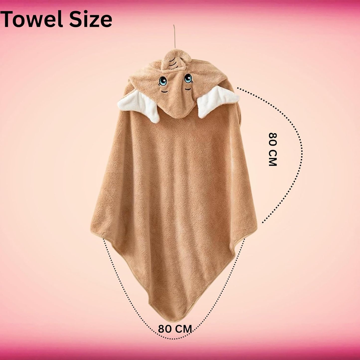 Ultra-Soft Baby Hooded Towel - Blue